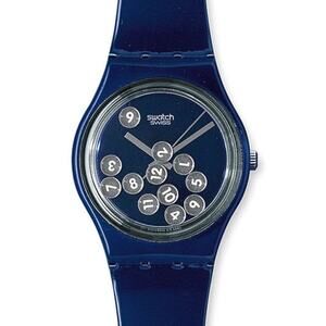 Vintage Swatch Watch "Tempo Libero" GN172 limited artist Special by Bruno Munari